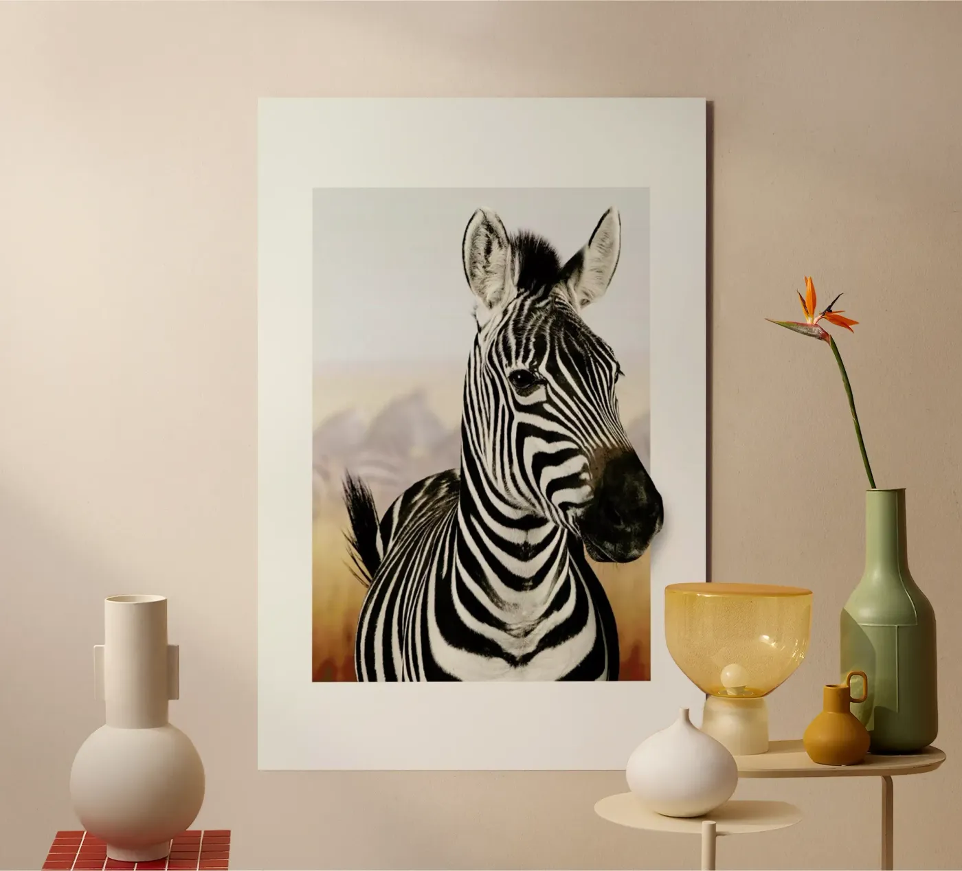 ZEBRA forex plate by JONAS LOOSE KIDS
