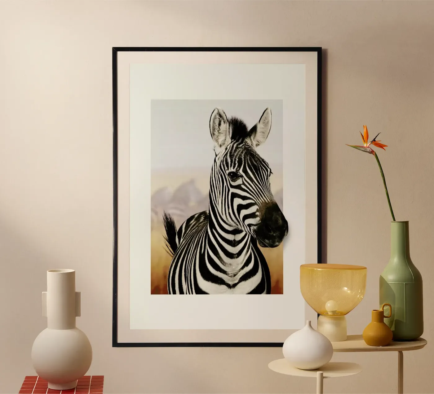 ZEBRA poster van JONAS LOOSE KIDS