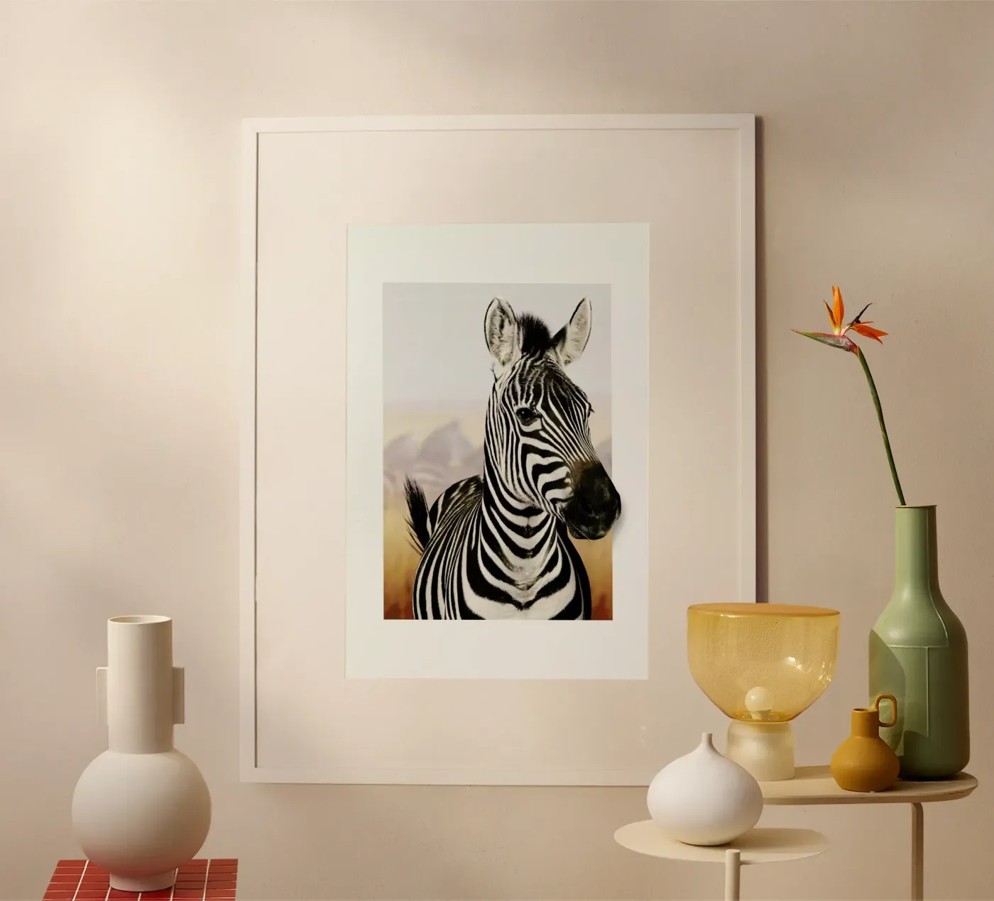 ZEBRA poster van JONAS LOOSE KIDS