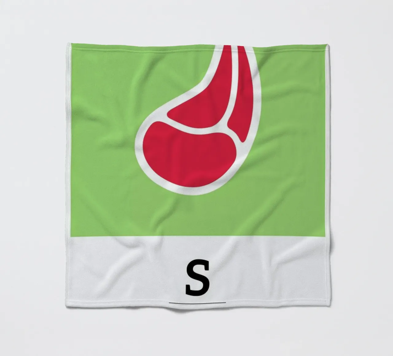 „The Food Alphabet“ - S like Steak coperta in pile da BLAEK Design Studio