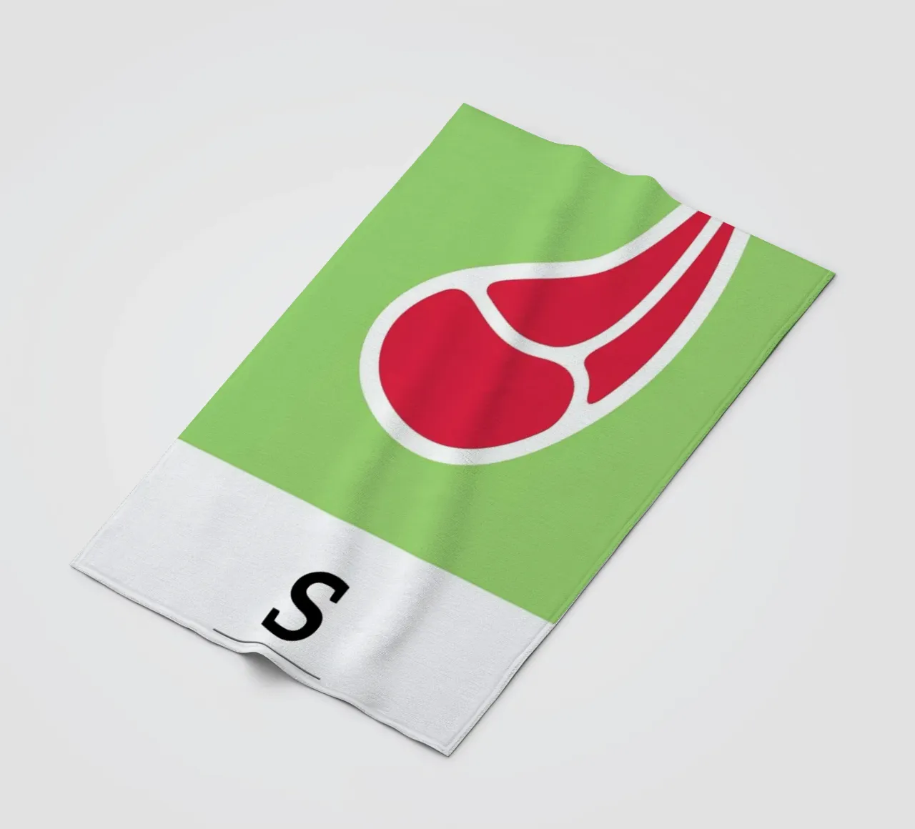 „The Food Alphabet“ - S like Steak coperta in pile da BLAEK Design Studio