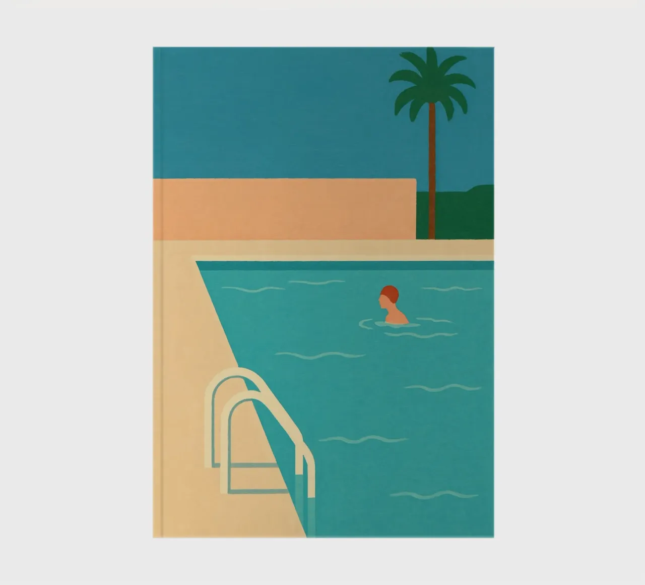 Minimal Pool notebook by Gypsy Galleria
