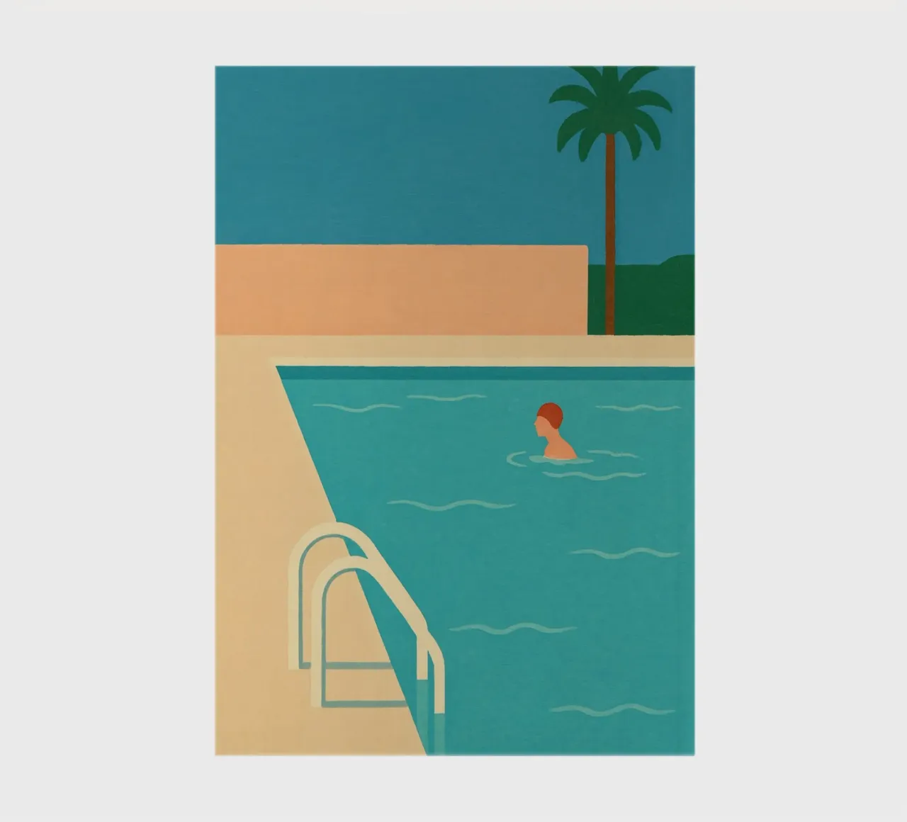 Minimal Pool notebook by Gypsy Galleria