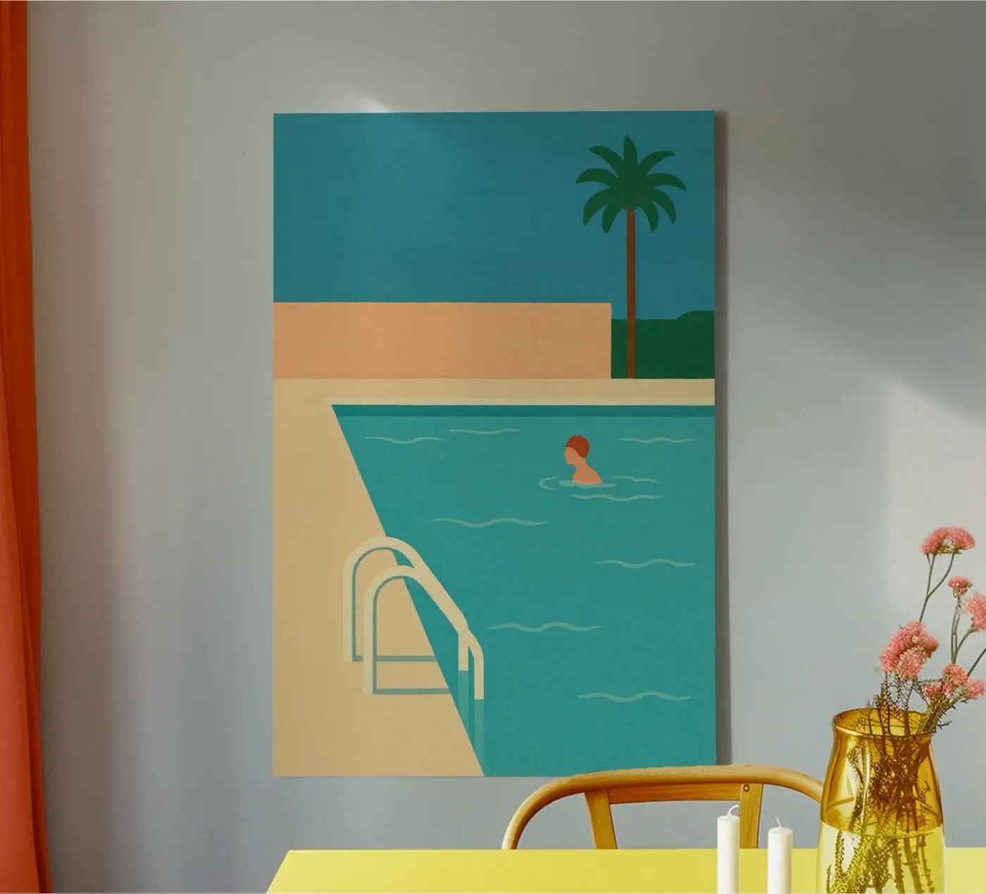 Minimal Pool tela da Gypsy Galleria