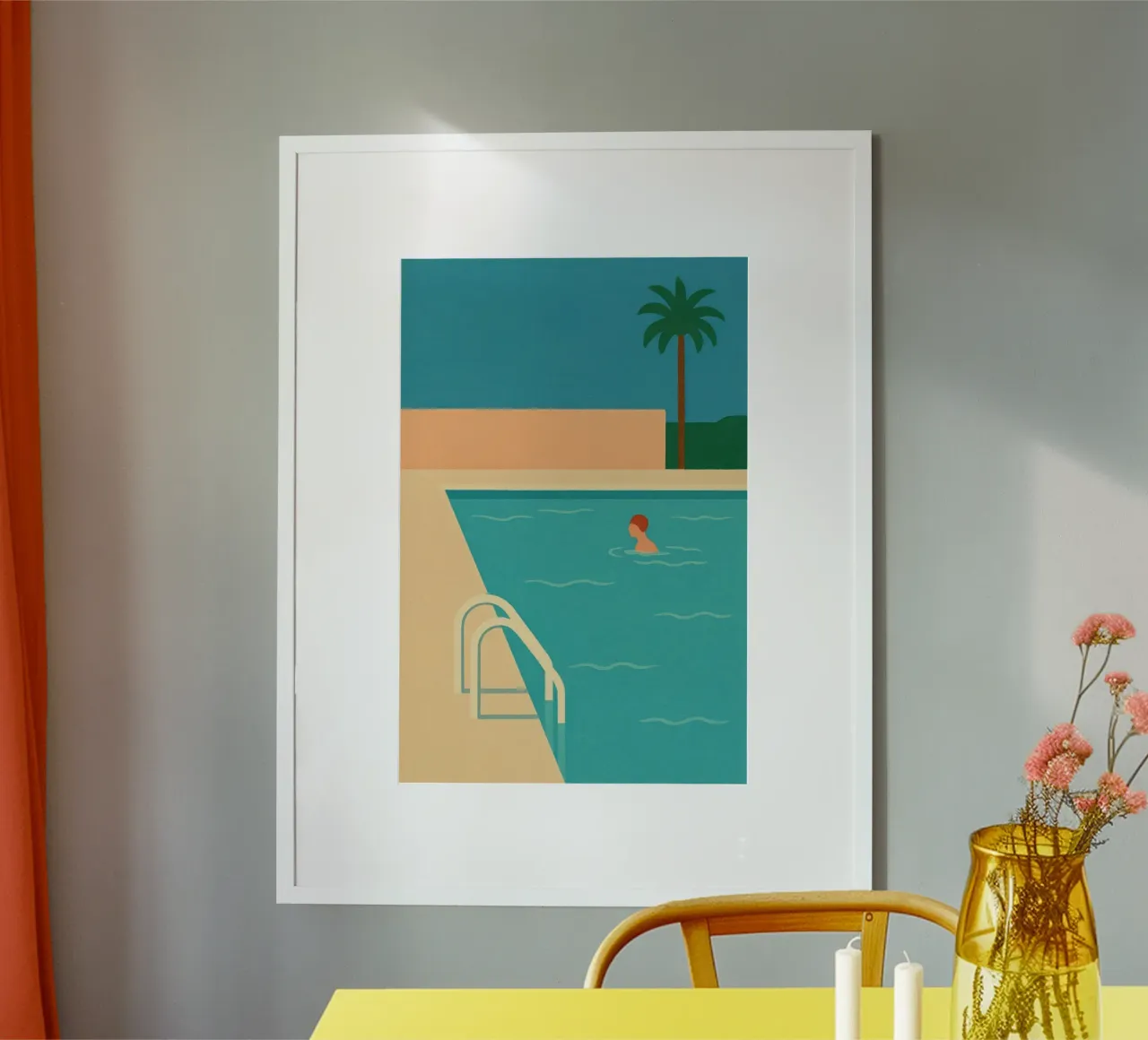 Minimal Pool poster by Gypsy Galleria