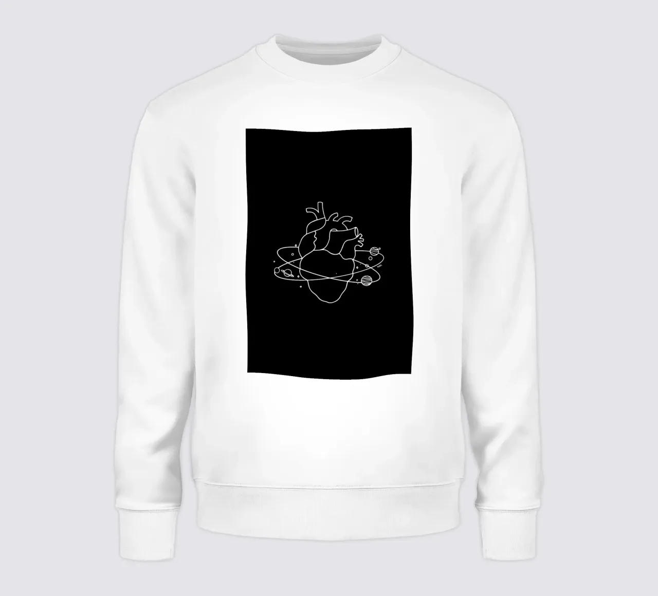 Heart Space felpa da Ninhol