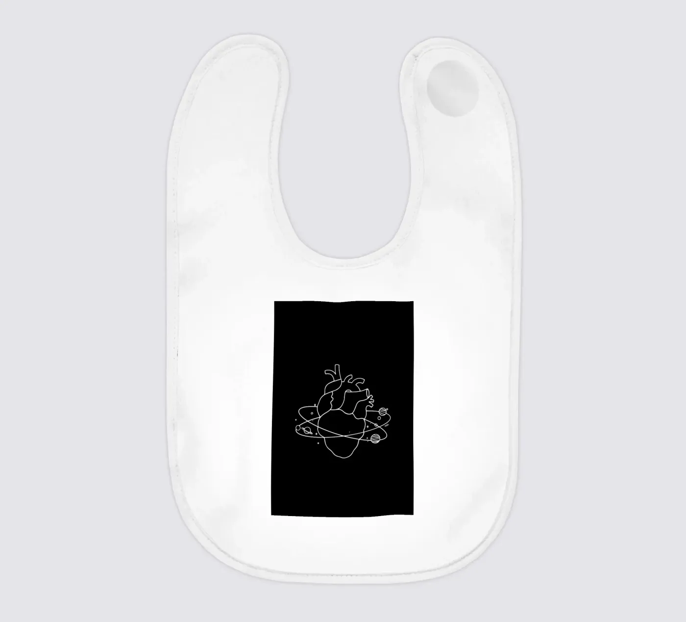Heart Space bavaglino da Ninhol