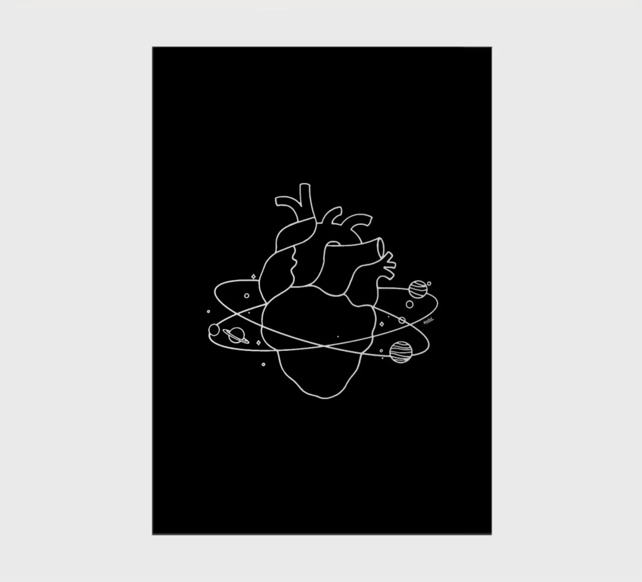 Heart Space notebook by Ninhol