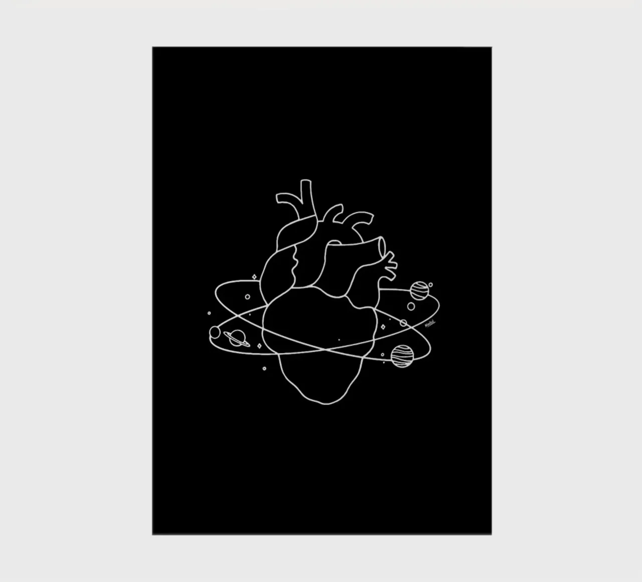 Heart Space notebook by Ninhol