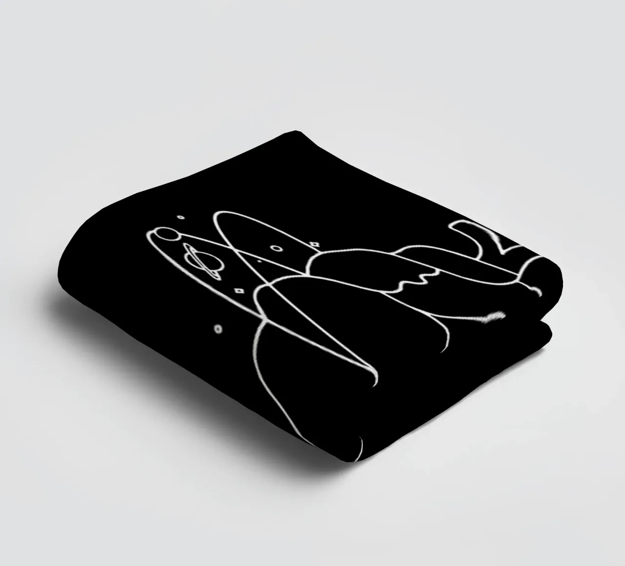 Heart Space asciugamano da bagno da Ninhol