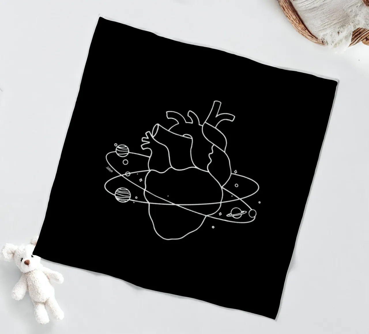 Heart Space coperta in pile da Ninhol