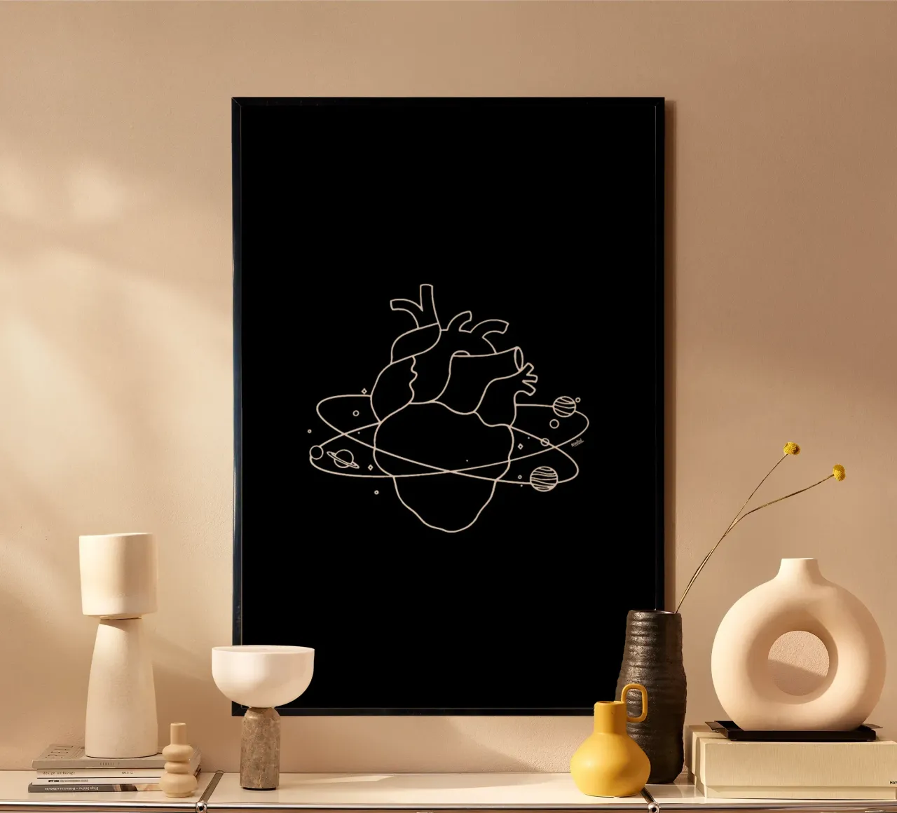 Heart Space carta hahnemühle da Ninhol