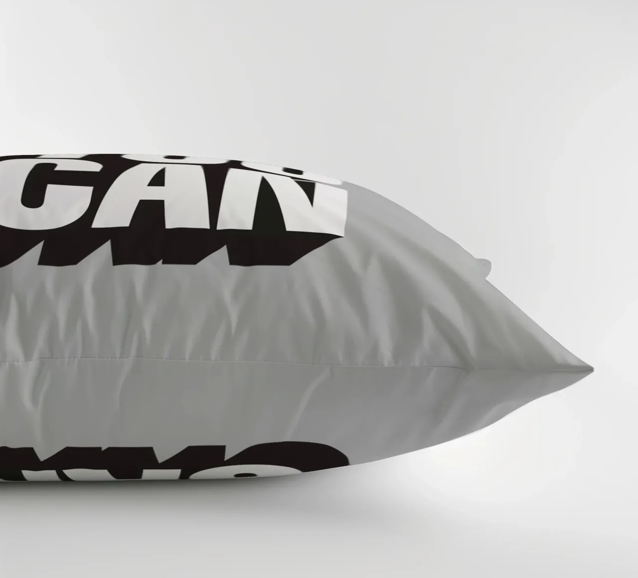 Yes You Can Tipografia Design cuscino da THE MOTIVATED TYPE