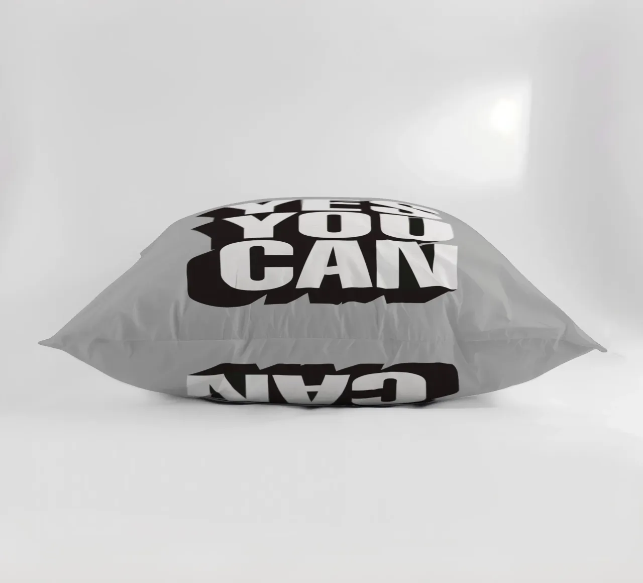Yes You Can Tipografia Design cuscino da THE MOTIVATED TYPE