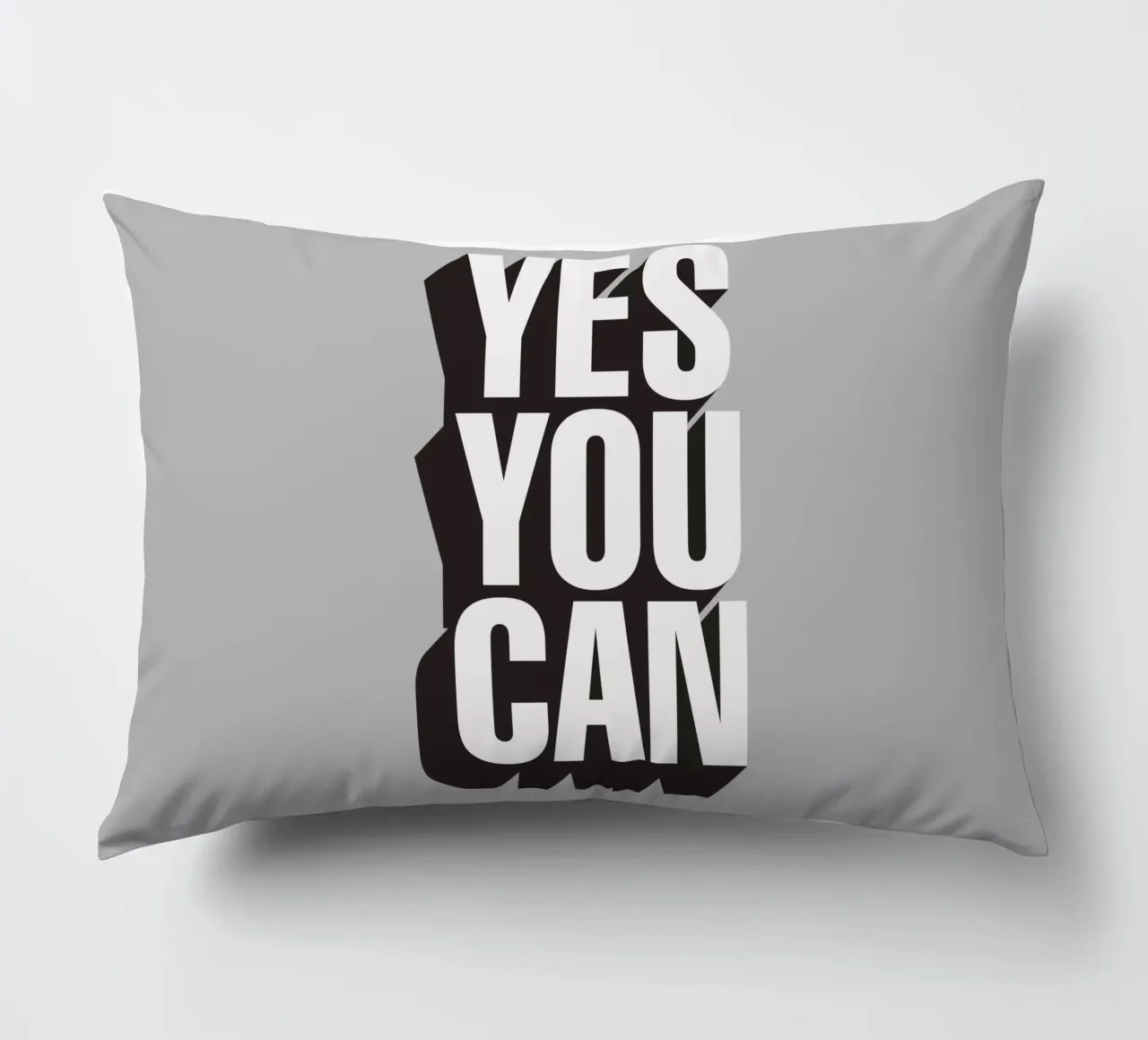 Yes You Can Tipografia Design cuscino da THE MOTIVATED TYPE