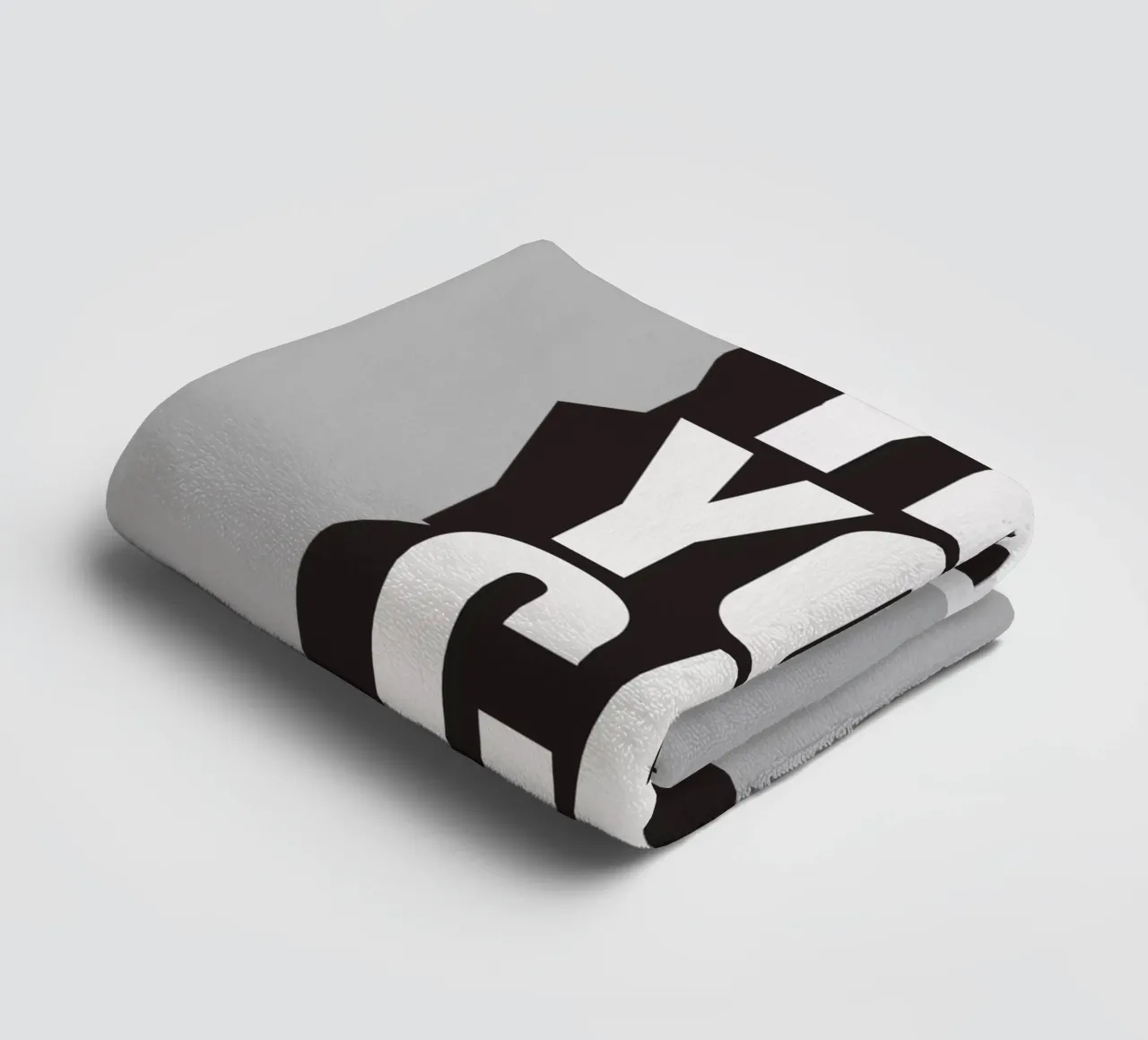 Yes You Can Typographie Design serviette de bain de THE MOTIVATED TYPE