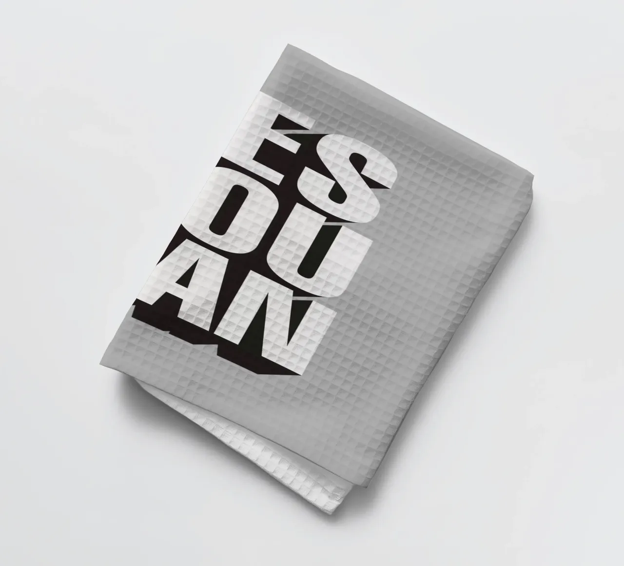 Yes You Can Typographie Design torchon de THE MOTIVATED TYPE