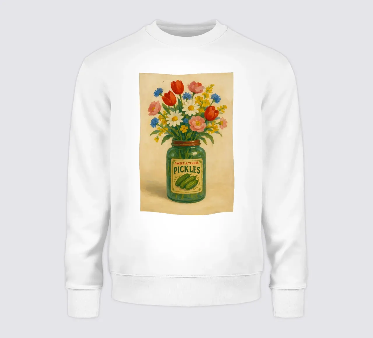 Pickle Flowers felpa da Gypsy Galleria
