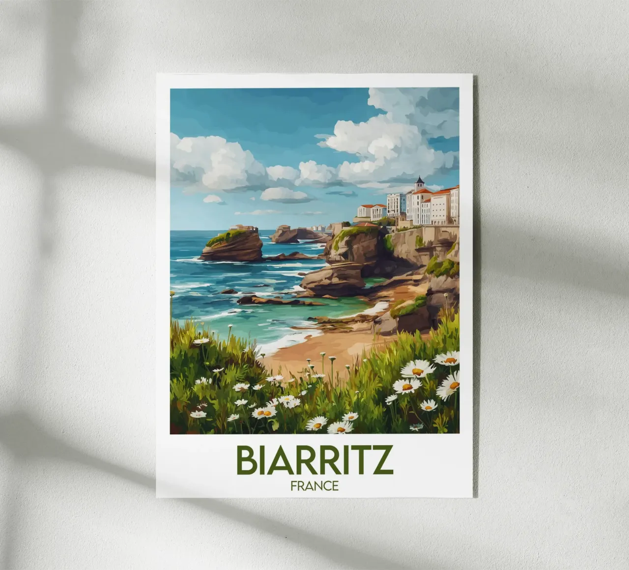 Affiche Biarritz plexiglass da Frame the World