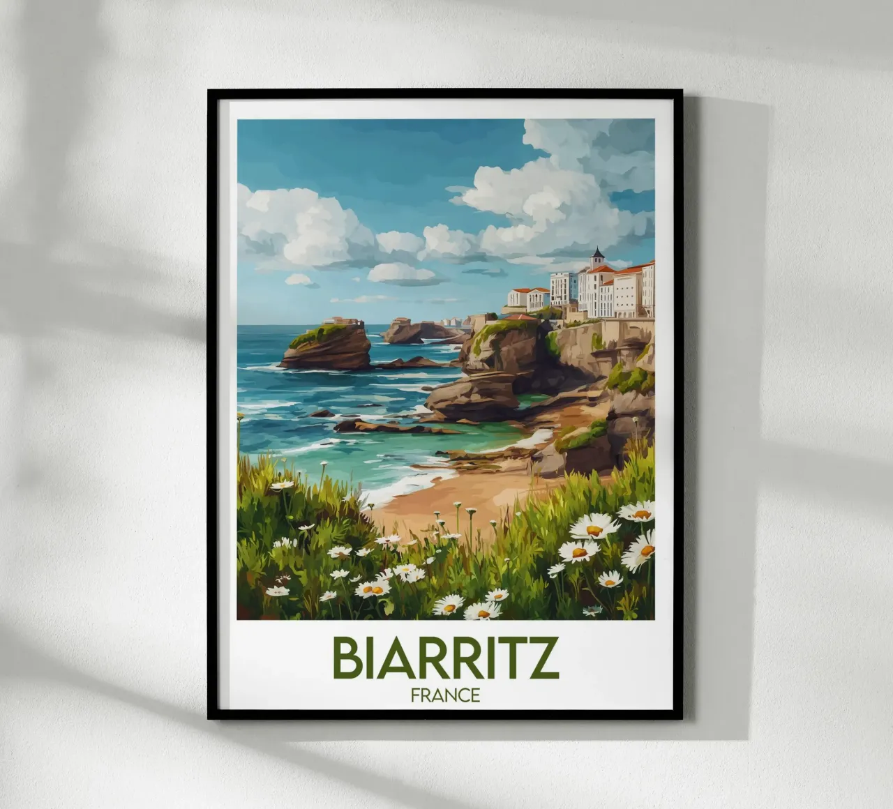 Affiche Biarritz France hahnemühle de Frame the World