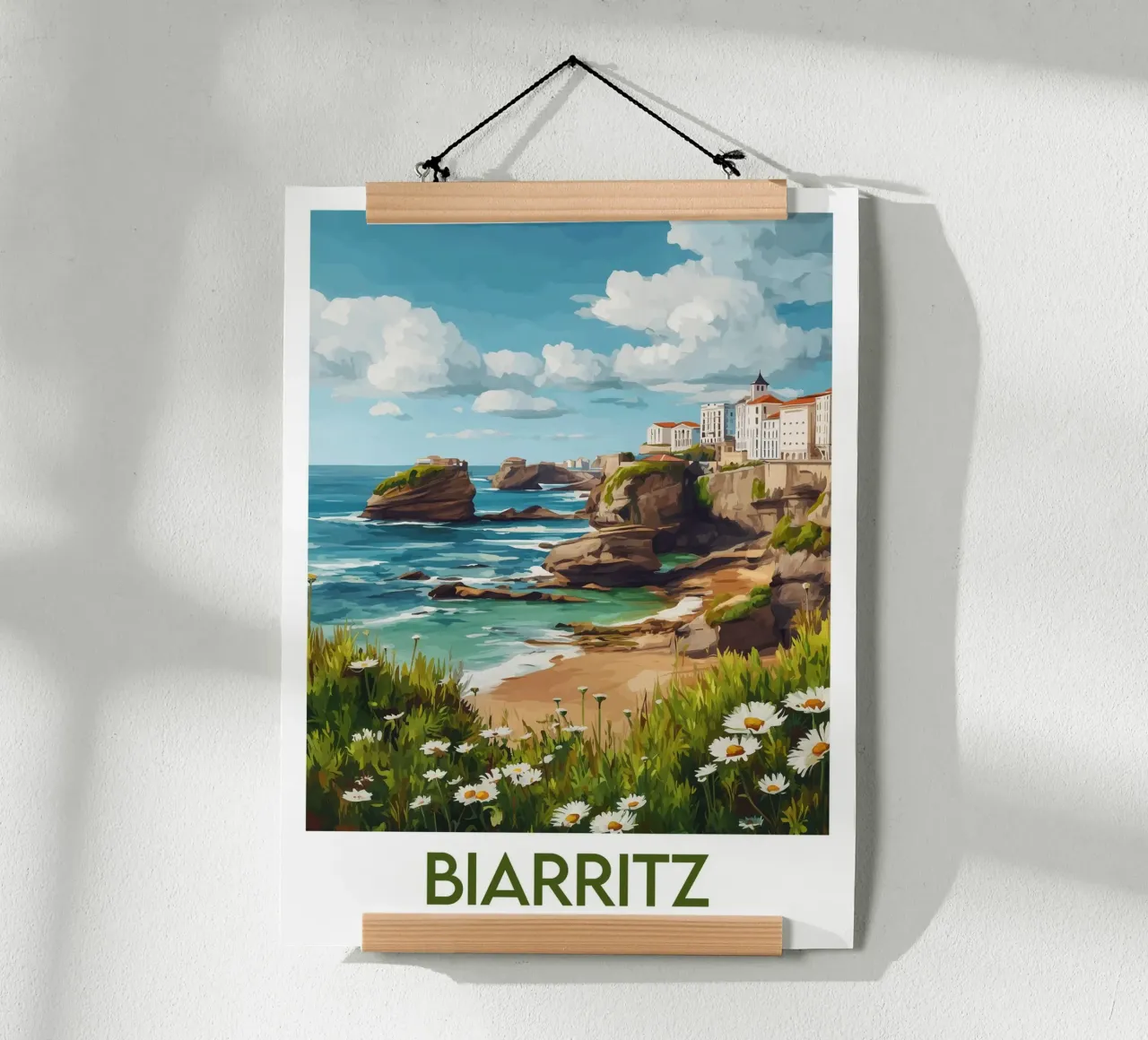 Affiche Biarritz France hahnemühle de Frame the World