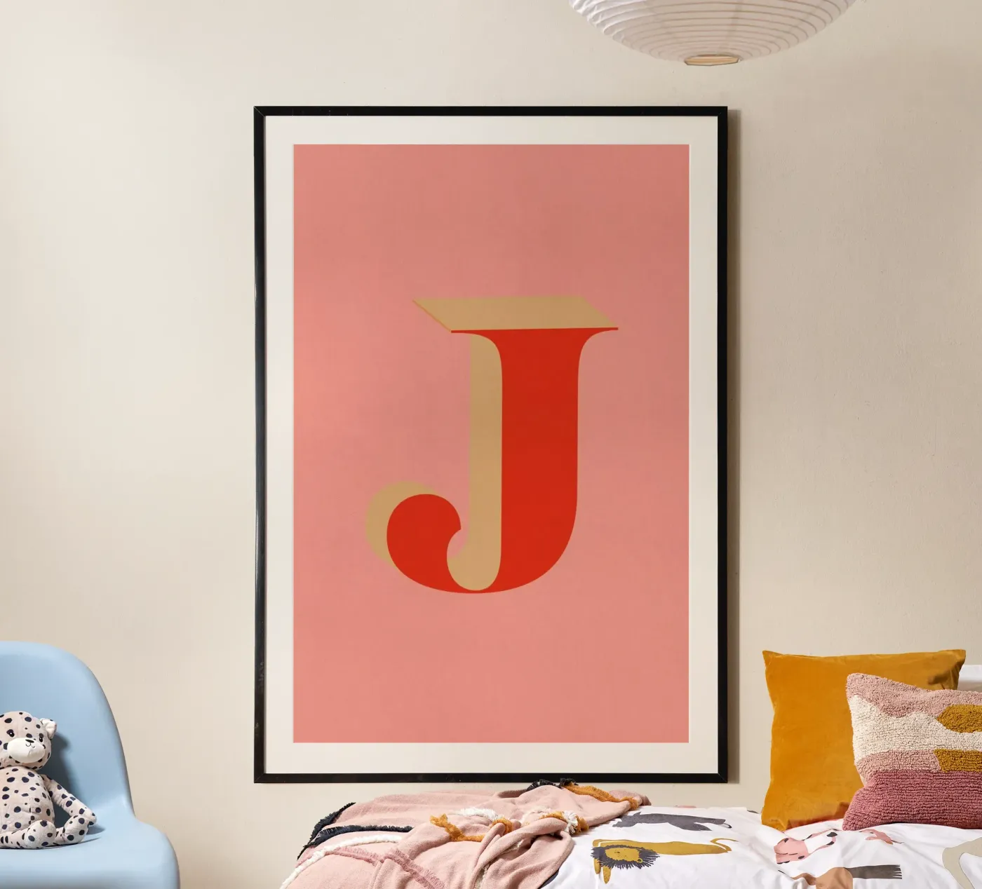 Red J poster van daylight design studio