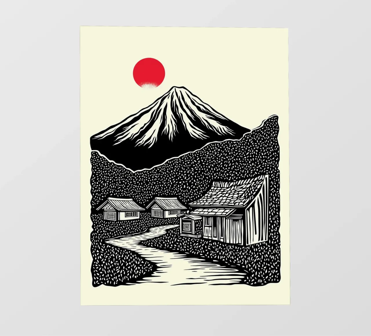 Path to Fuji pellicola backlit da Indigo Rain