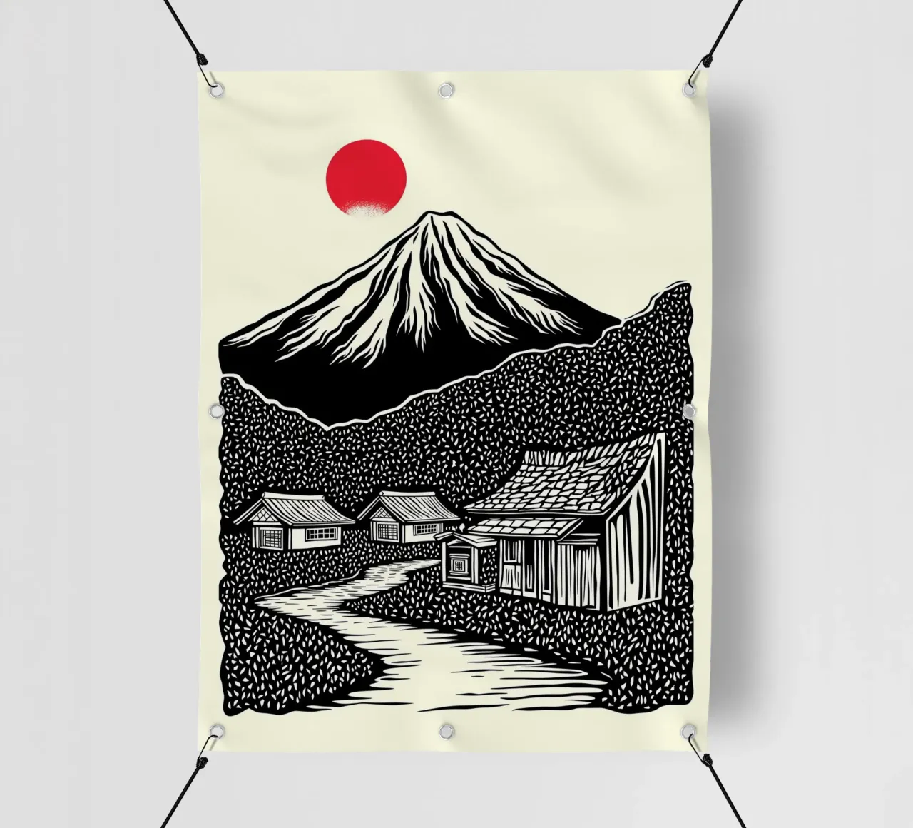 Path to Fuji telo in pvc da Indigo Rain