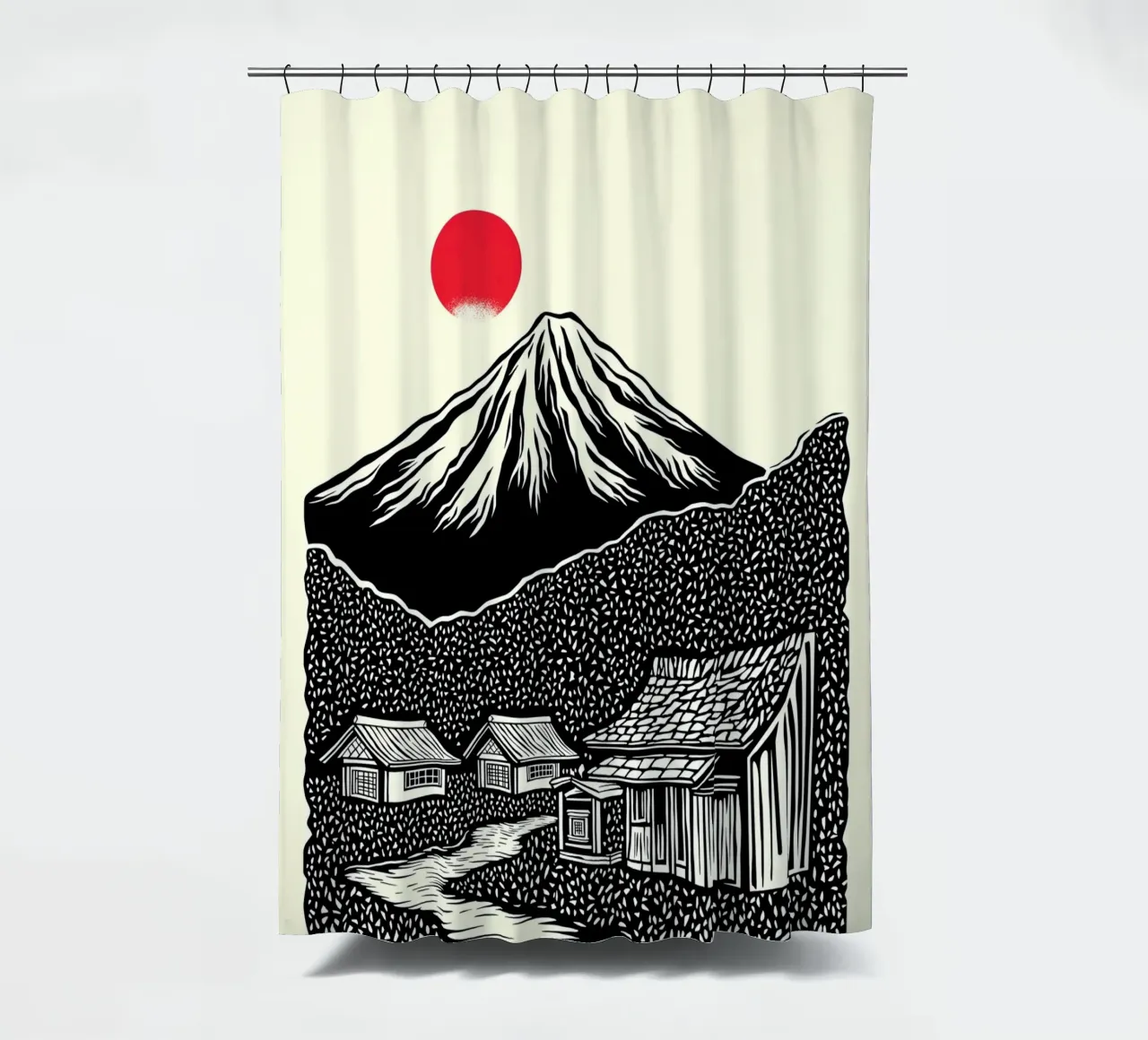 Path to Fuji tenda da doccia da Indigo Rain