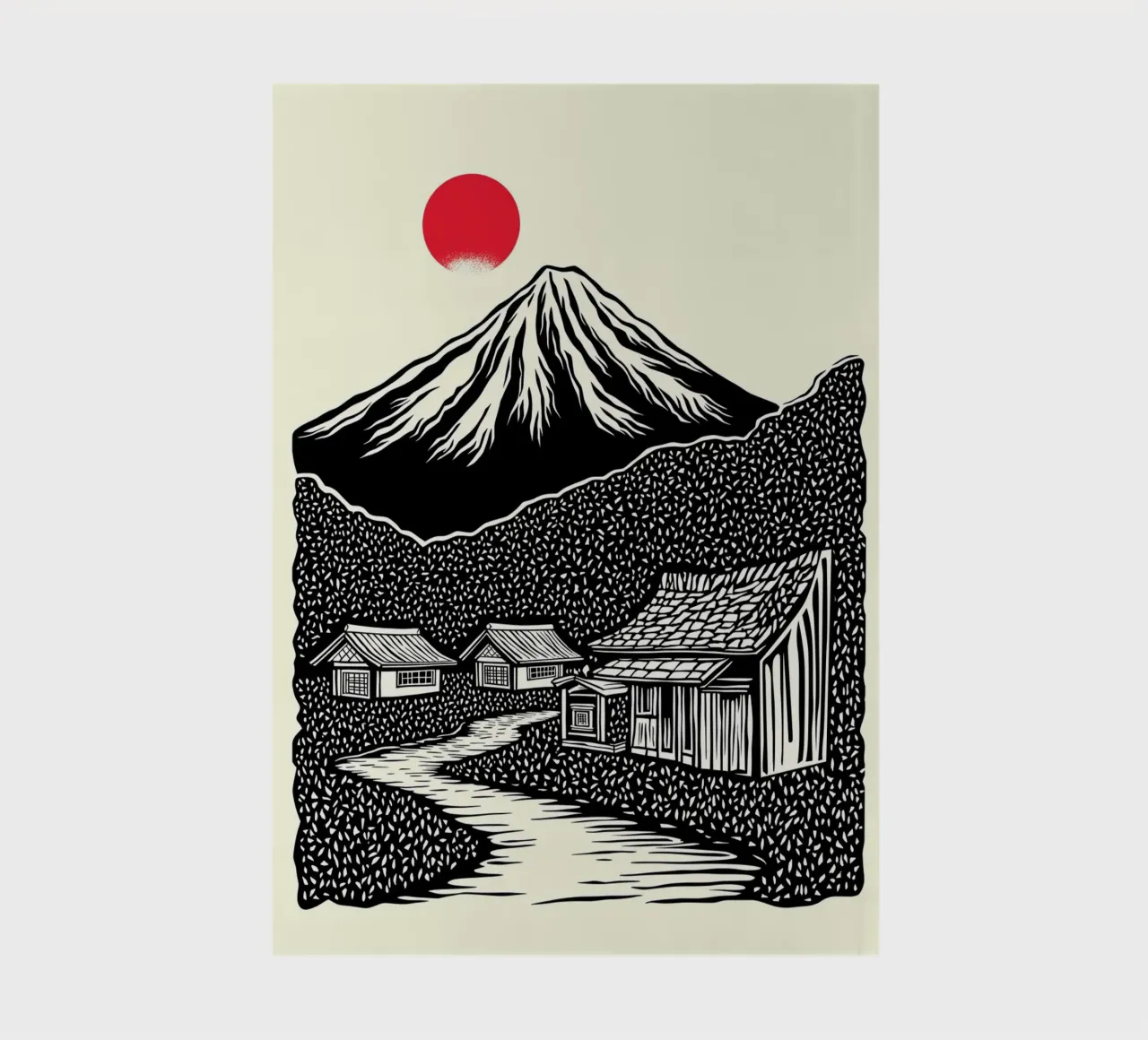 Path to Fuji notebook by Indigo Rain