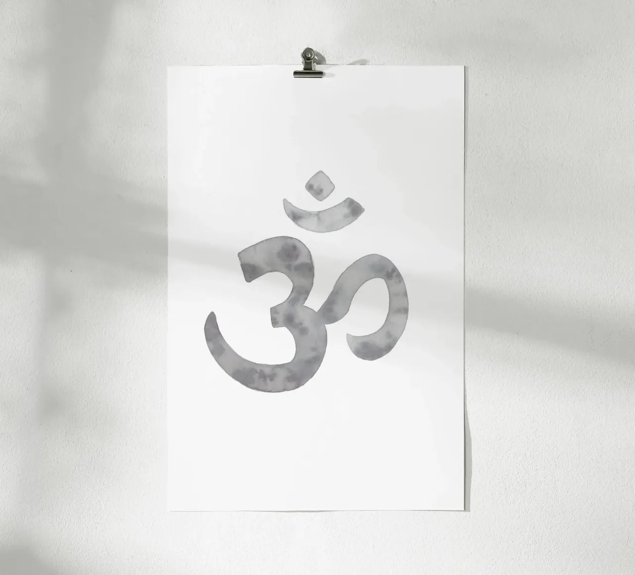 Om poster con telaio in plastica da KRUTH DESIGN