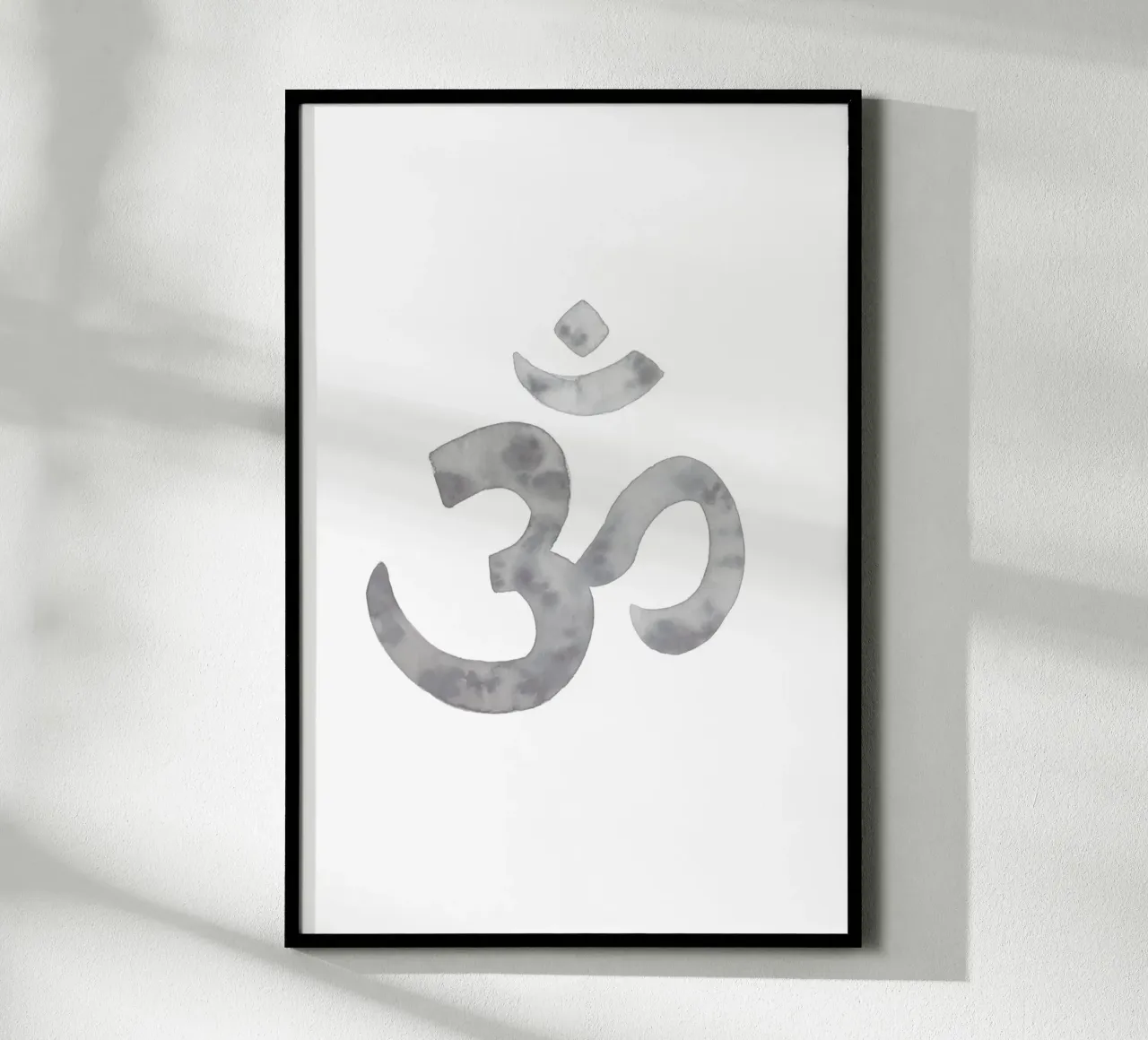 Om poster con telaio in plastica da KRUTH DESIGN