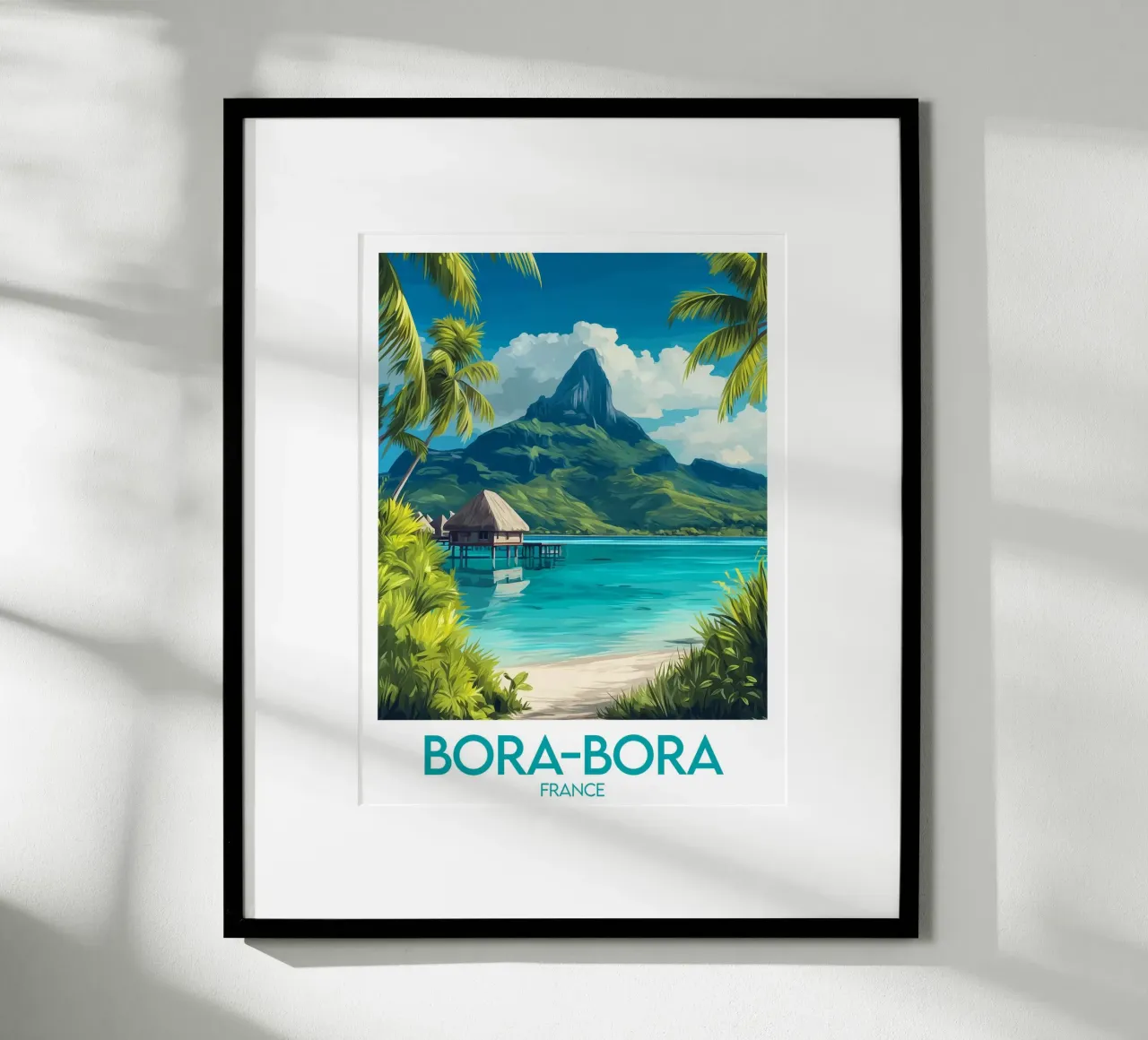 Affiche Bora-Bora carta hahnemühle da Frame the World