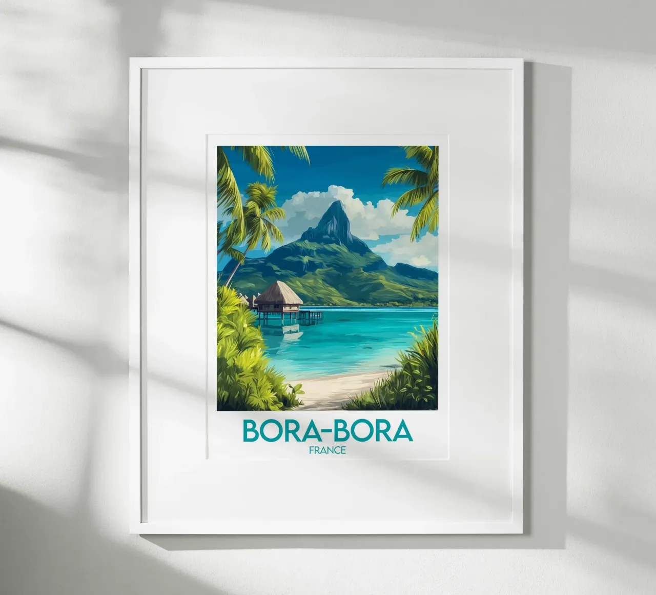Affiche Bora-Bora carta hahnemühle da Frame the World