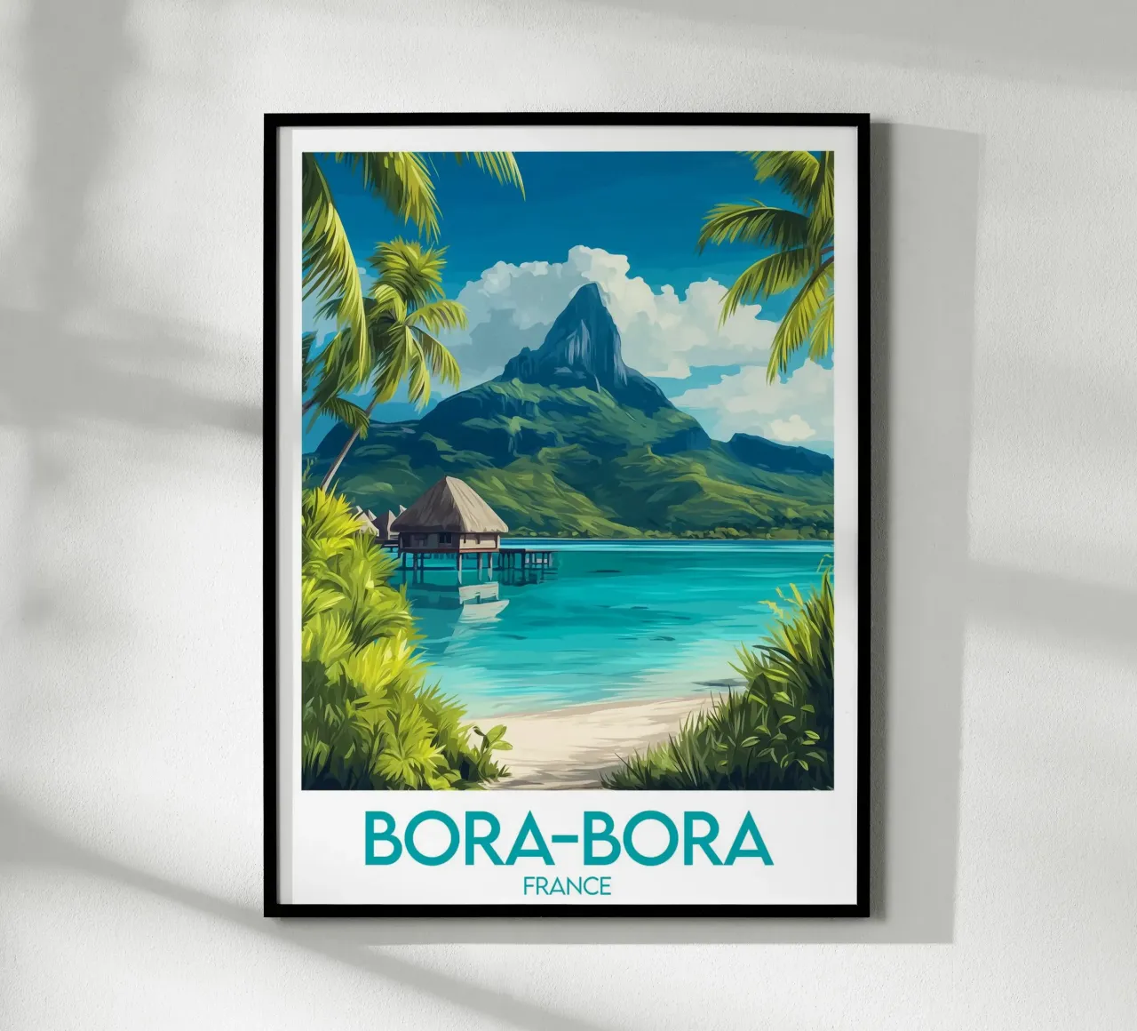 Affiche Bora-Bora carta hahnemühle da Frame the World