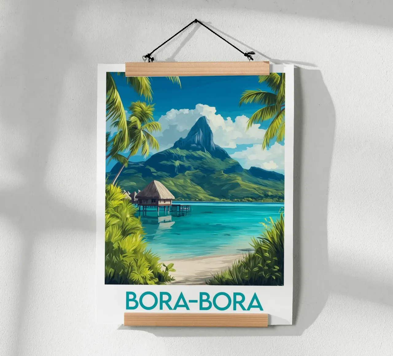 Affiche Bora-Bora carta hahnemühle da Frame the World