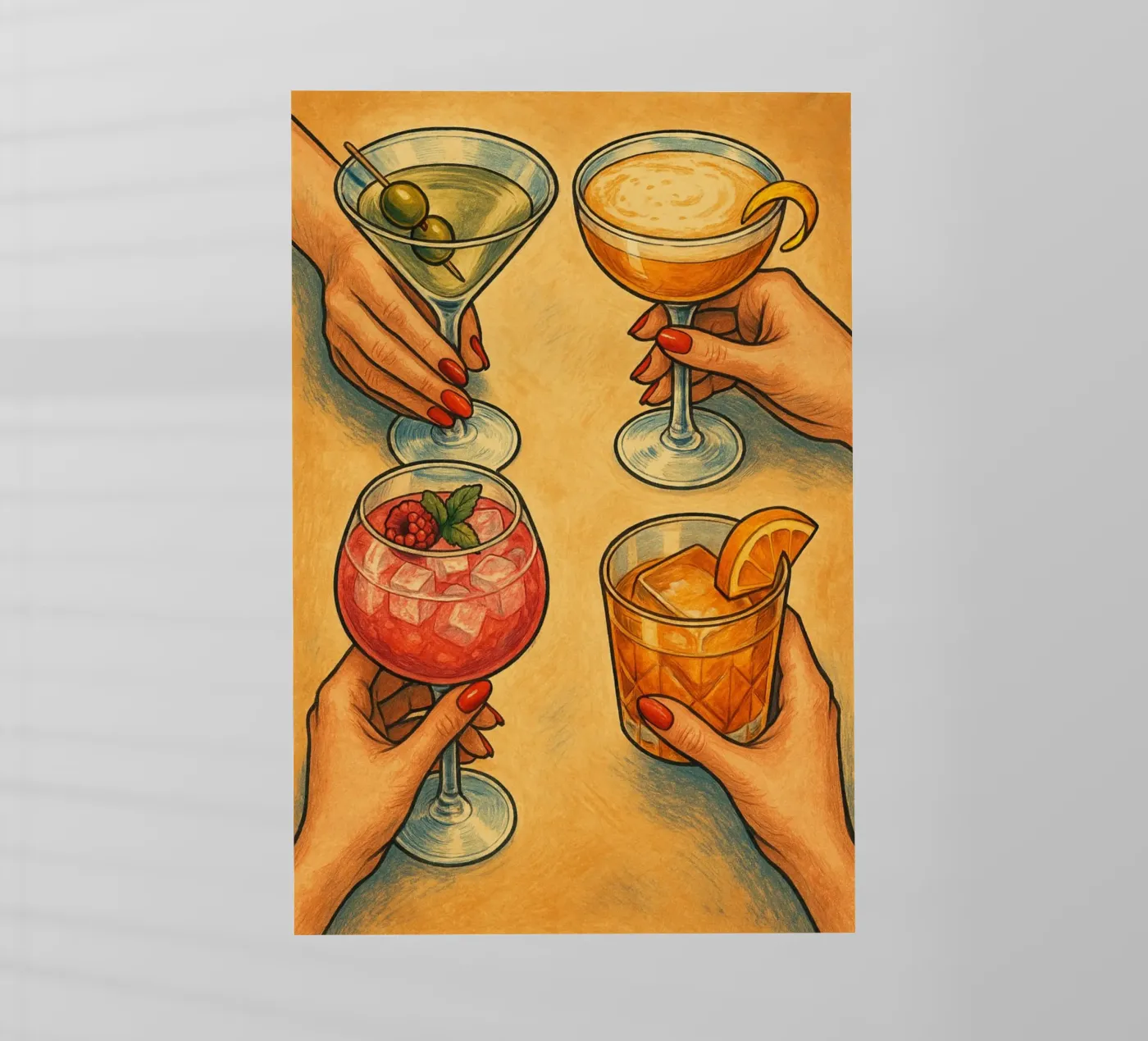 Cheers! pellicola backlit da Gypsy Galleria