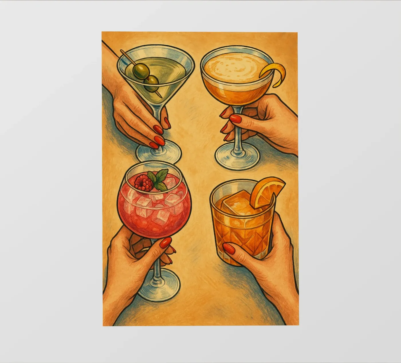 Cheers! pellicola backlit da Gypsy Galleria