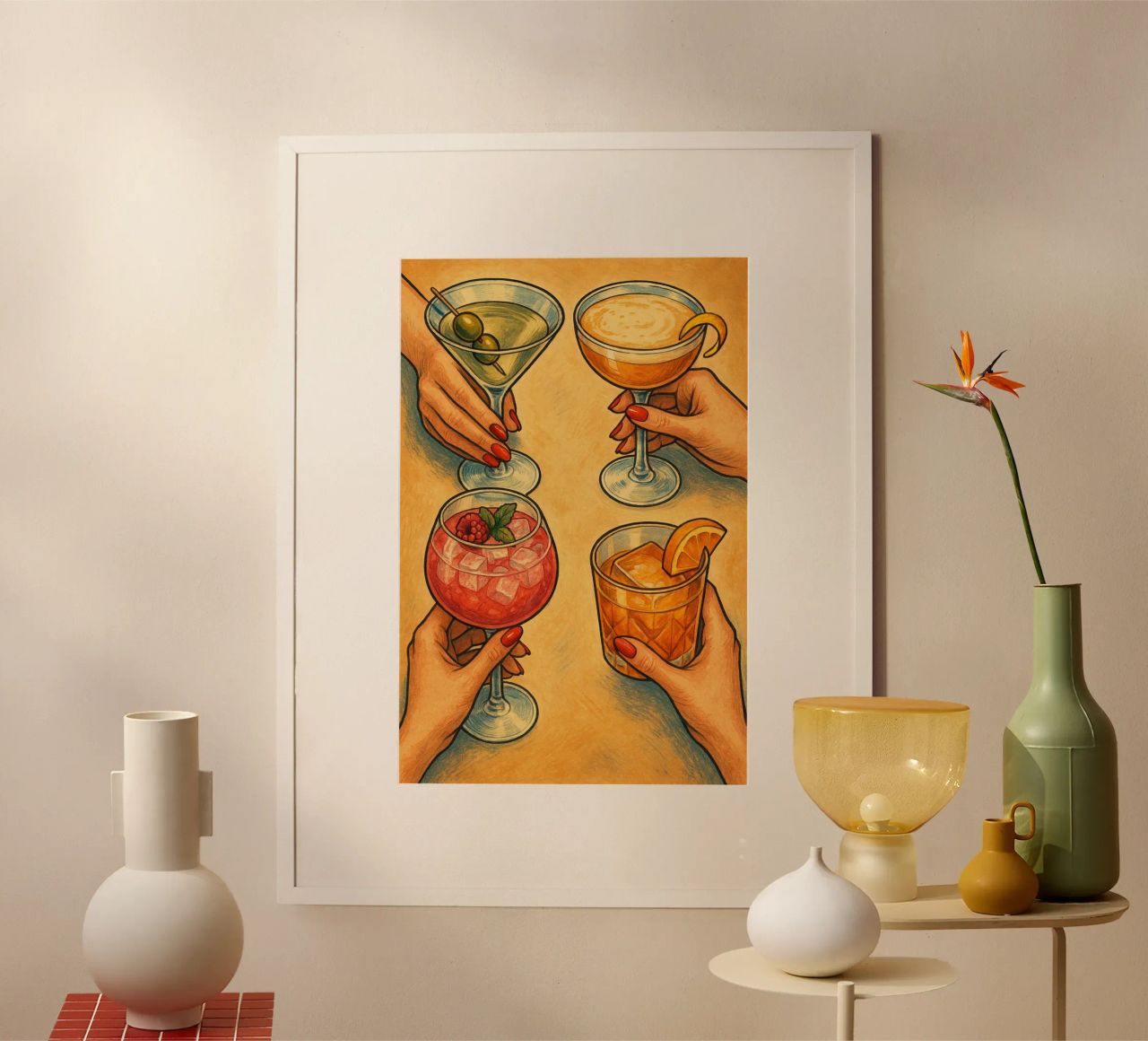 Cheers! Poster von Gypsy Galleria