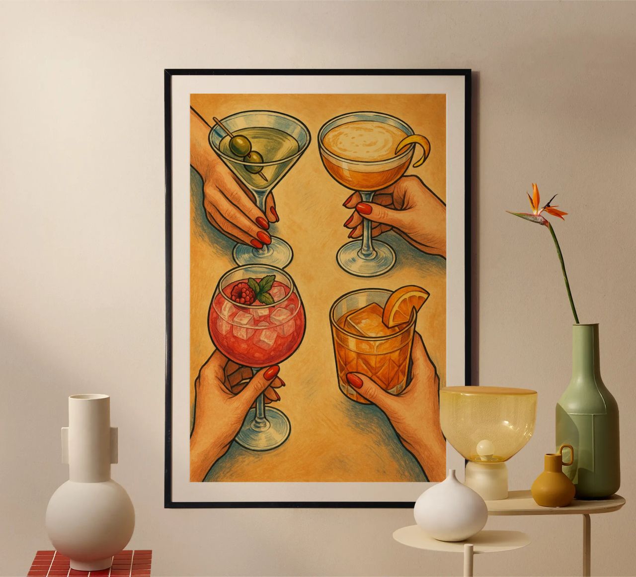Cheers! Poster von Gypsy Galleria