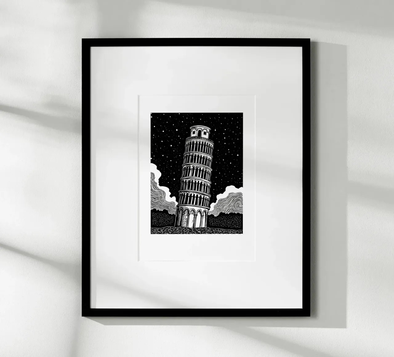 Midnight in Pisa poster da Indigo Rain