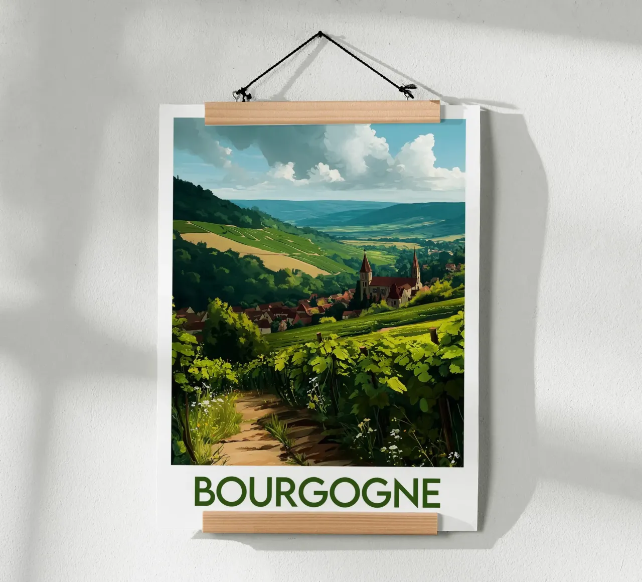 Bourgogne France poster poster by Frame the World