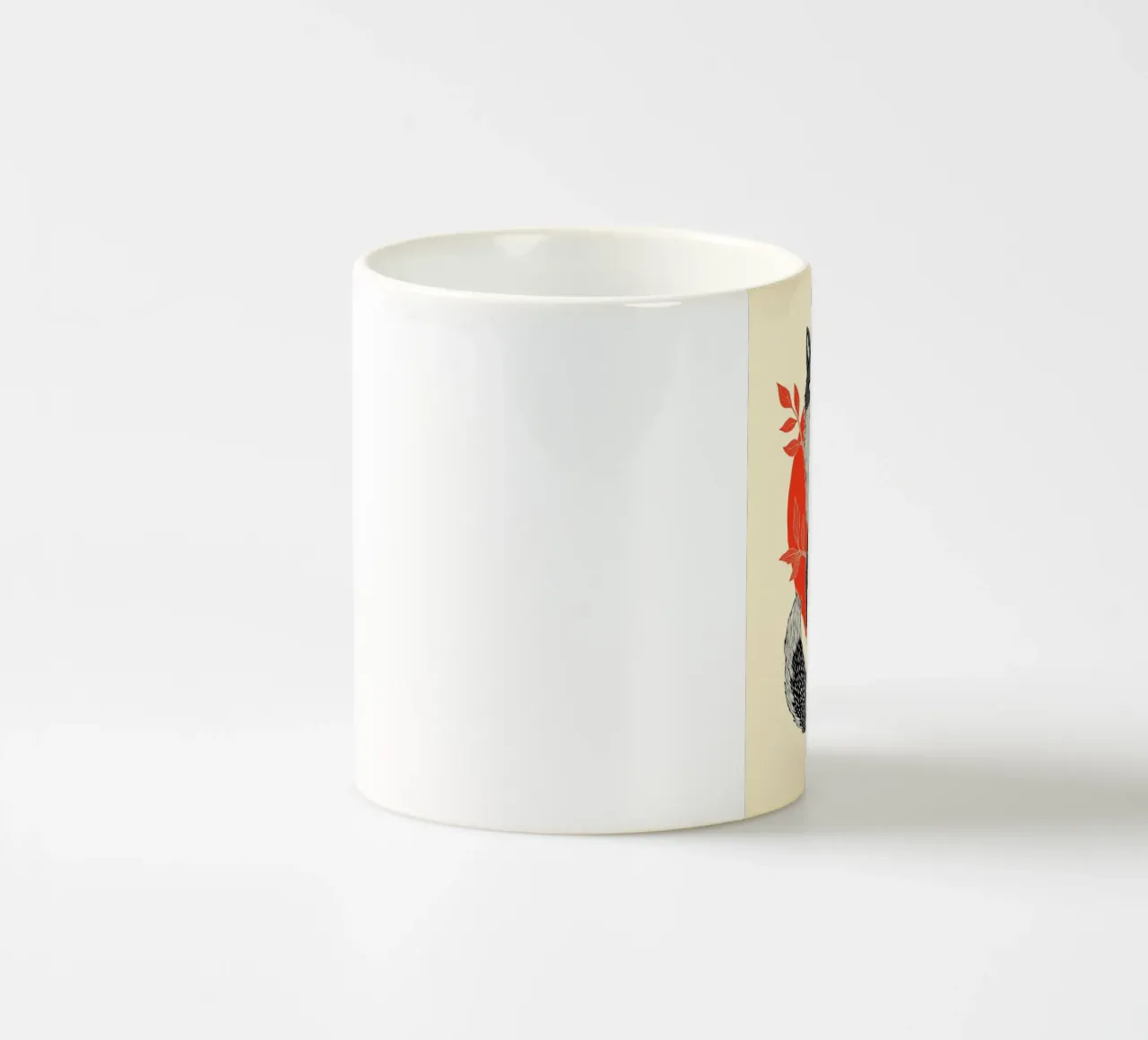 Fox and Firelight" tazza in ceramica da Indigo Rain