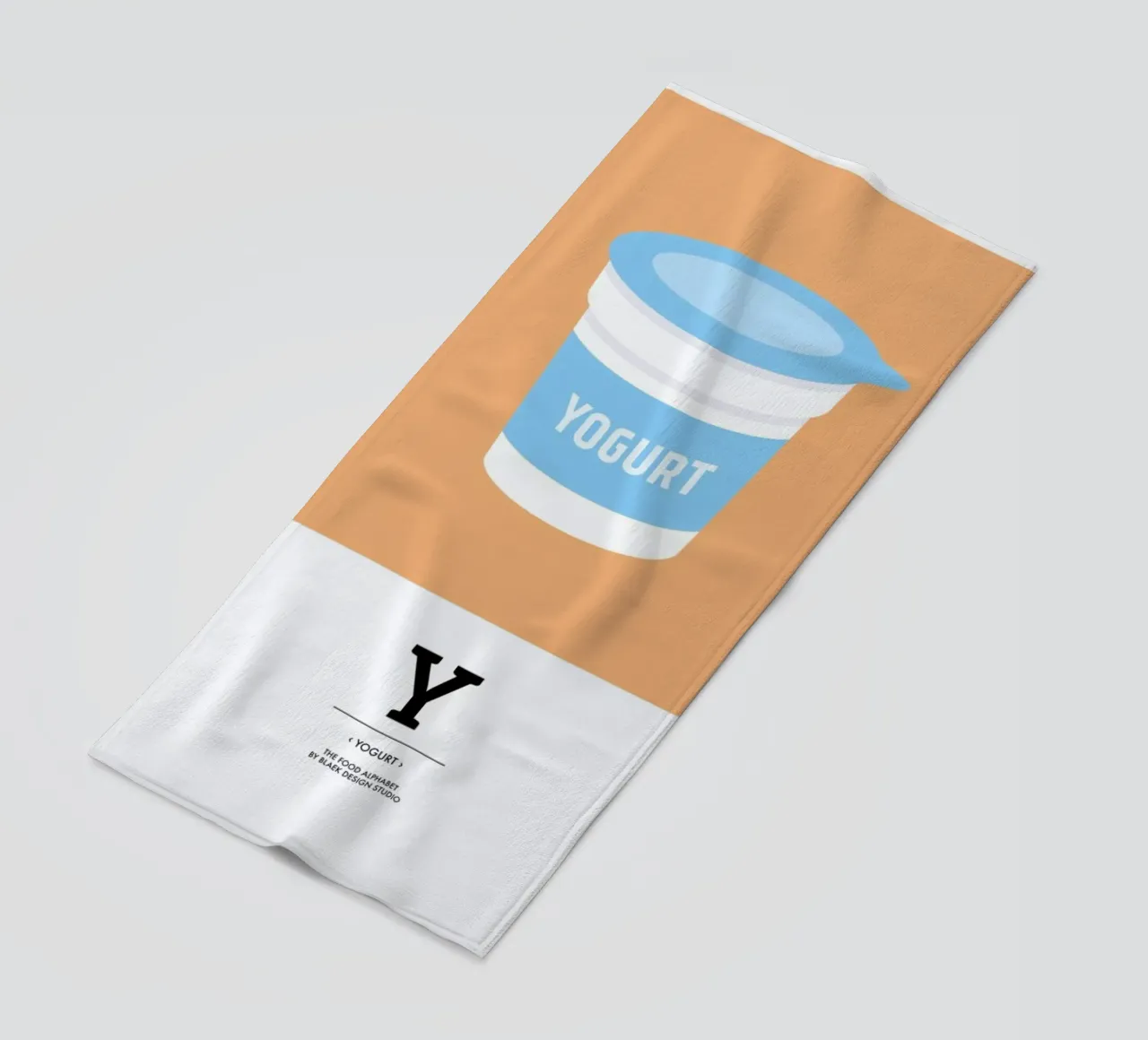 „The Food Alphabet“ - Y like Yogurt telo mare da BLAEK Design Studio