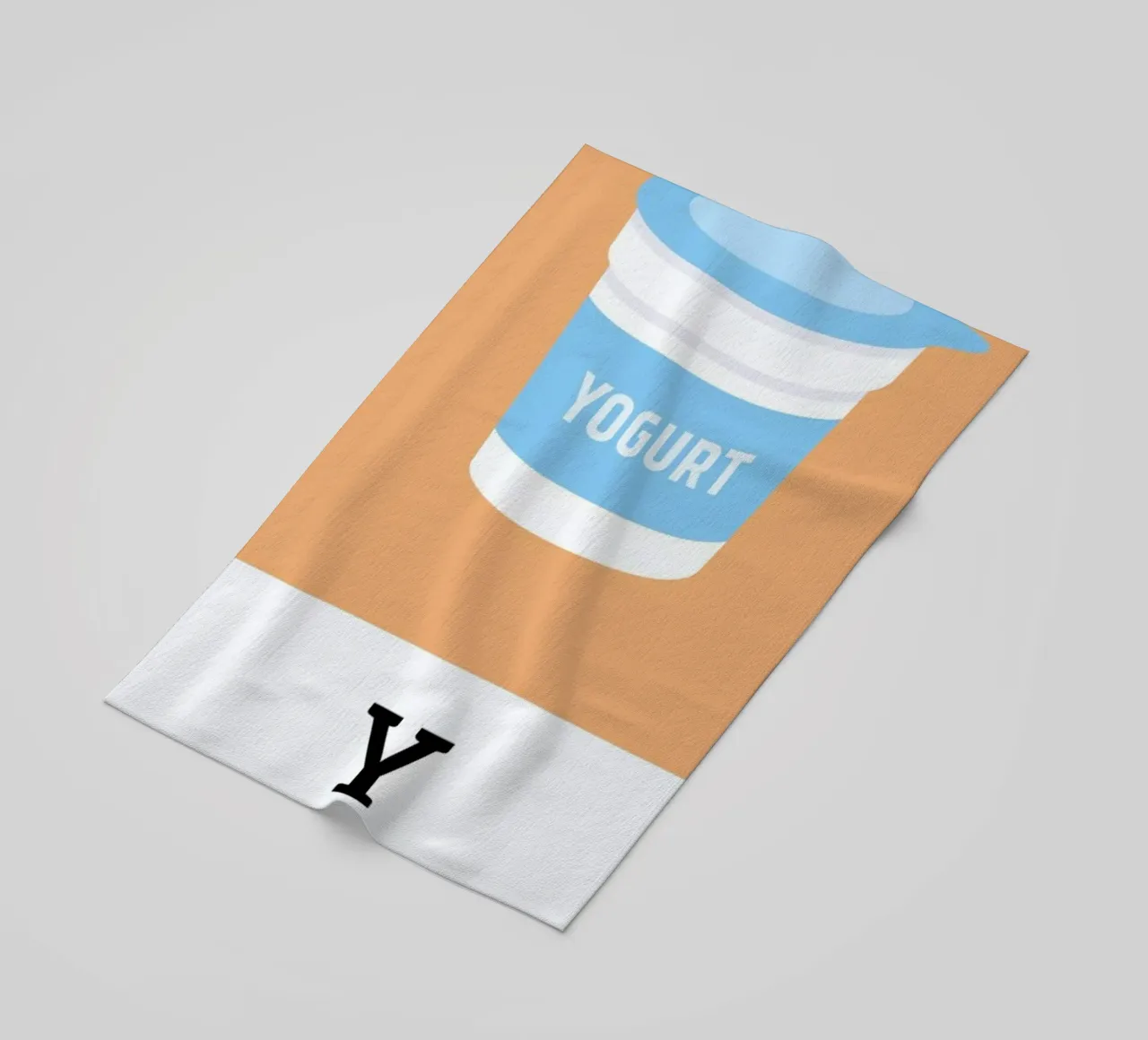 „The Food Alphabet“ - Y like Yogurt telo mare da BLAEK Design Studio