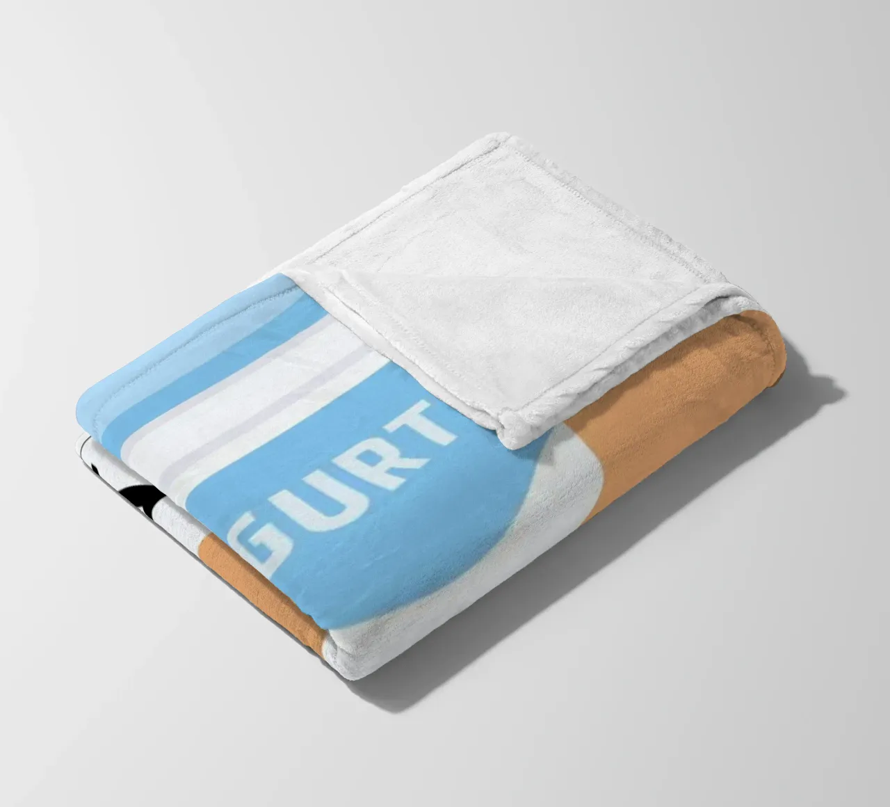 „The Food Alphabet“ - Y like Yogurt coperta in pile da BLAEK Design Studio