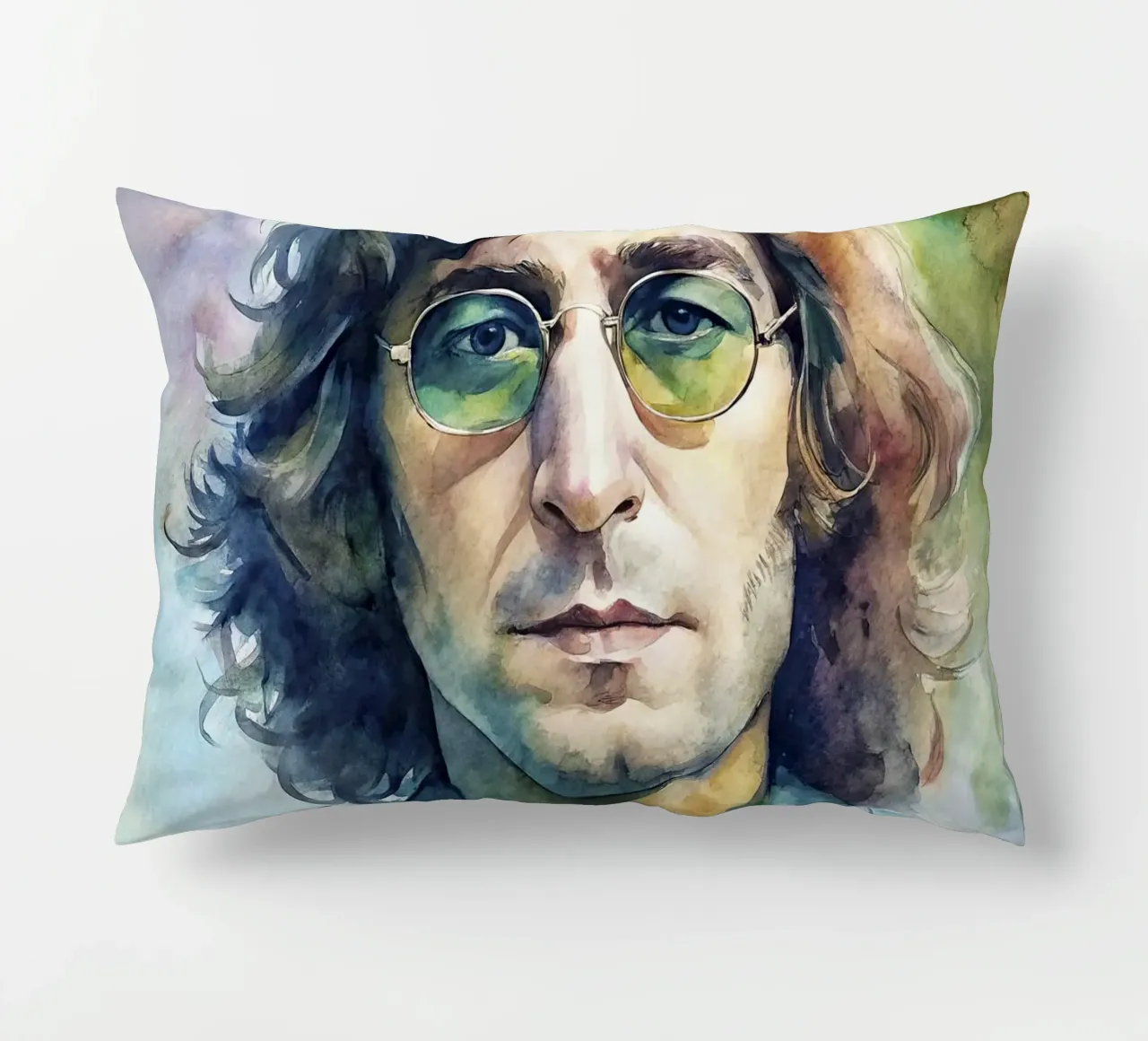 John Lennon in acquerello cuscino da ARTVI-SHOP