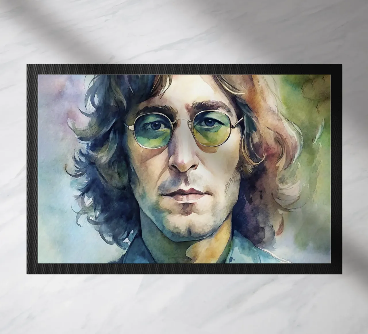 John Lennon in acquerello zerbino da ARTVI-SHOP