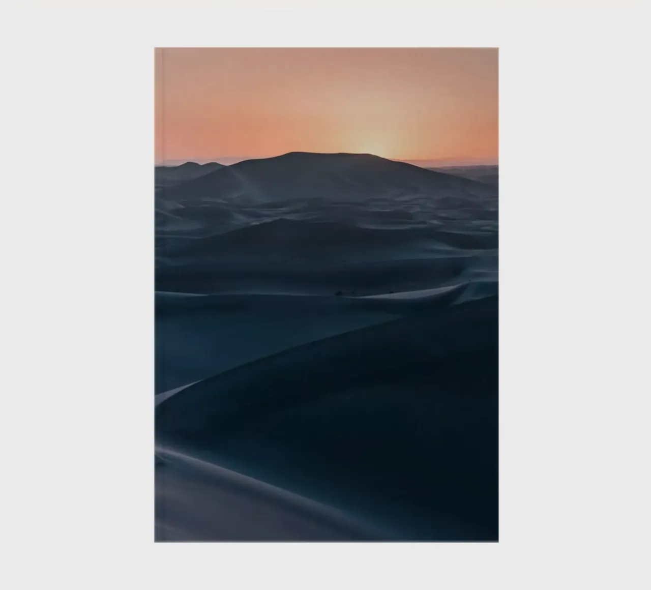 Mania Landscapes Raw 20 Erg Chigaga (Morocco) notebook by Mania Print Collection