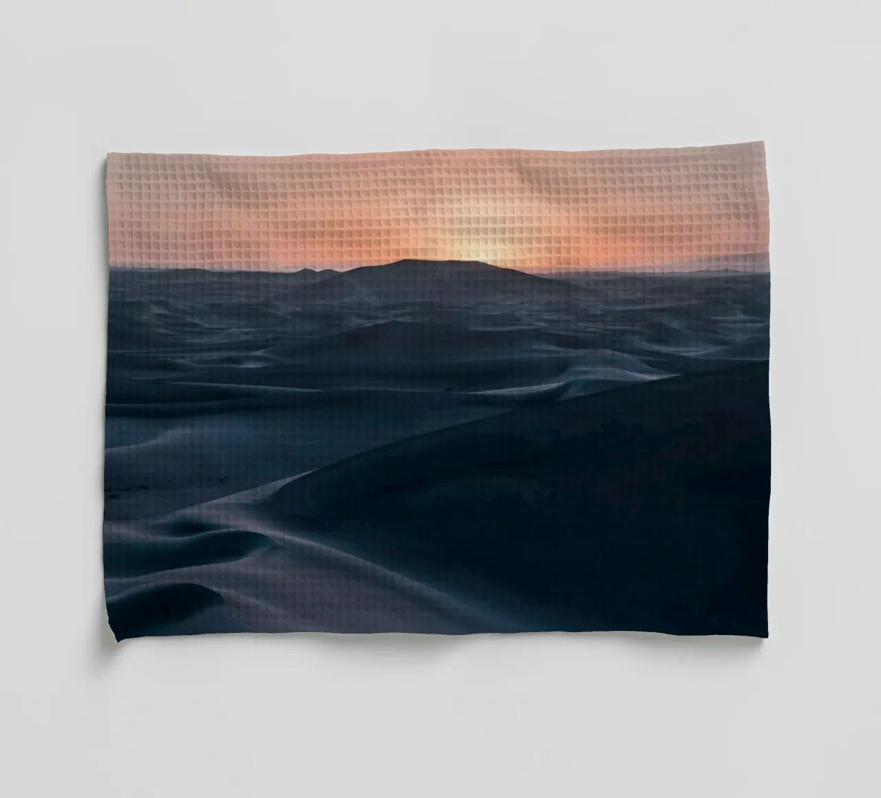 Mania Landscapes Raw 20 Erg Chigaga (Morocco) tea towel by Mania Print Collection